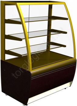 Витрина холодильная ВХСв - 0,9д Carboma Люкс (вентилируемая) - Торг-Логистика