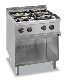 Плита газовая 4-х конфорочная 700 серии Apach APRG-77P - Торг-Логистика