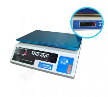 Весы МТ 3 В1ДА (1; 340х230) "Базар" - Торг-Логистика