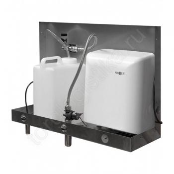 Встраиваемый блок со смесителем, дозатором мыла и сушкой для рук за зеркалом Nofer 12053.FMS - Торг-Логистика