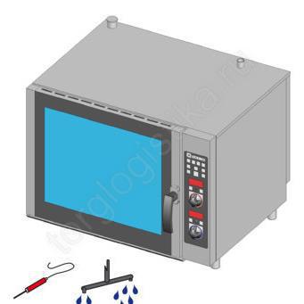 Печь пароконвекционная газовая TECNOINOX GFM06DSL - Торг-Логистика