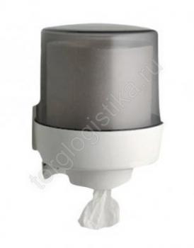 Диспенсер для бумажных полотенец в рулонах пластиковый прозрачной с центральной вытяжкой Nofer 4101 - Торг-Логистика