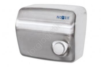 Сушилка для рук NOFER KAI с кнопкой (белая, матовая, глянцевая) - Торг-Логистика
