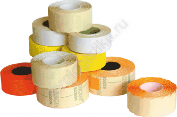 Этикет-лента МНК (прямоугольная) 21,5х12 белая - Торг-Логистика