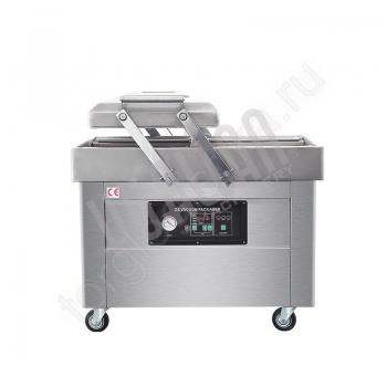 Напольная двухкамерная вакуум-упаковочная машина DZ-600/2SB SS (нерж.) - Торг-Логистика