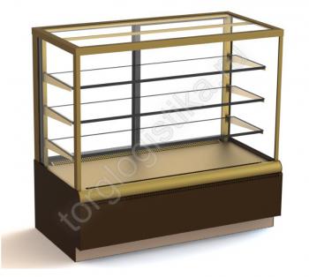 Кондитерская витрина Carboma ВХСв - 0,9д Cube Люкс - Торг-Логистика