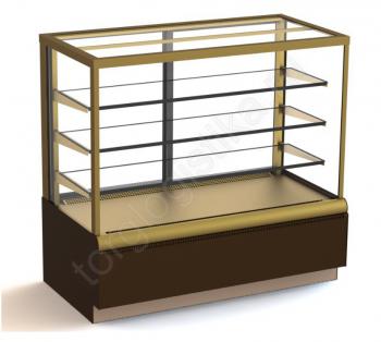 Кондитерская витрина Carboma ВХСв-1,3д Cube Люкс - Торг-Логистика