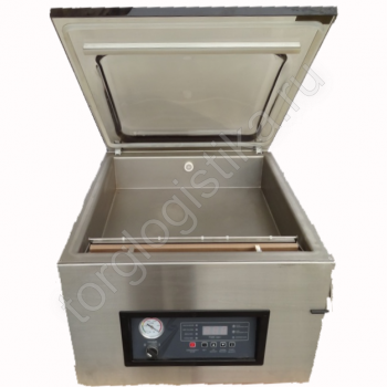 Настольная вакуум-упаковочная машина DZ-500/2E (нерж.) - Торг-Логистика