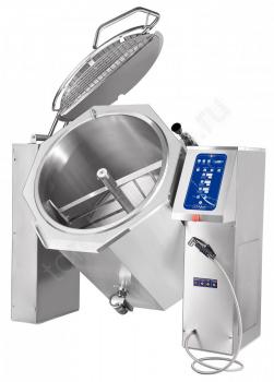 Котел варочный КПЭМ-160-ОМ2 с миксером и сливным краном - Торг-Логистика