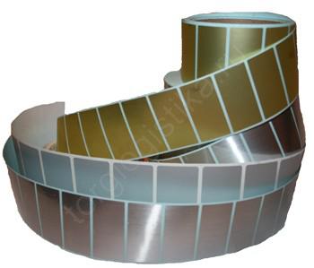 1116 - этикетки из золотистого матового полиэстера для гладких поверхностей - Торг-Логистика