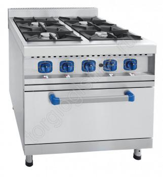 Газовая плита 4-х горелочная Abat ПГК-49ЖШ - Торг-Логистика