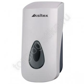 Ksitex SD-1068-1000(белый,серебро.дозатор для мыла,пены,дез средств,пластик) - Торг-Логистика