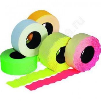 Этикет-лента МНК (прямоугольная) 21,5х12 белая с красной полосой - Торг-Логистика