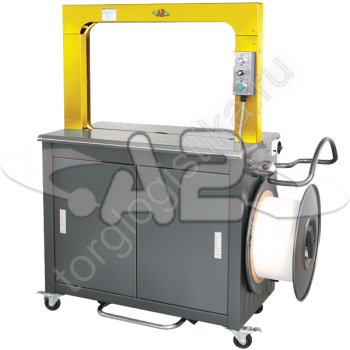 Автоматическая стреппинг-машина А2-300А арка 600х500 приводной ленточный конвейер лента 9 мм - Торг-Логистика