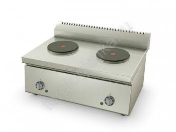 Электроплита ATESY Таверна-2005 (2-конфорочная, l=600 мм) - Торг-Логистика