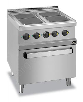 Плита 4 конфор.700 сер. Apach APRE-77FE - Торг-Логистика