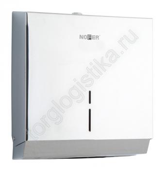 Диспенсер для бумажных полотенец из нержавеющей стали глянцевый Nofer 04005.B - Торг-Логистика