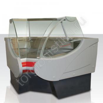 Витрина холодильная угловая «Фантазия» вентилируемая ВСУП1-0,22ТУ/Фв-УВ (внутр) - Торг-Логистика