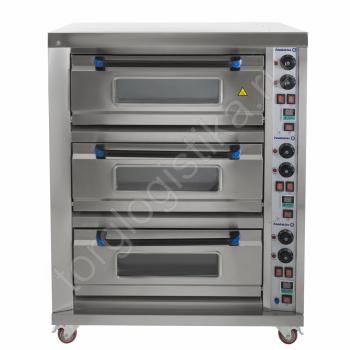 Печь хлебопекарная электрическая ярусная HEO-33S (каменный под) - Торг-Логистика