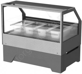 Витрина для мороженого Carboma ВХН-0,9 Ice Cream - Торг-Логистика