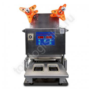 Запайщик лотков HL-95A SS (187х137x63 мм, 2 лотка за цикл) - Торг-Логистика