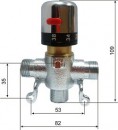 Термостатический смеситель для подготовки тёплой воды KR 532 12D - Торг-Логистика